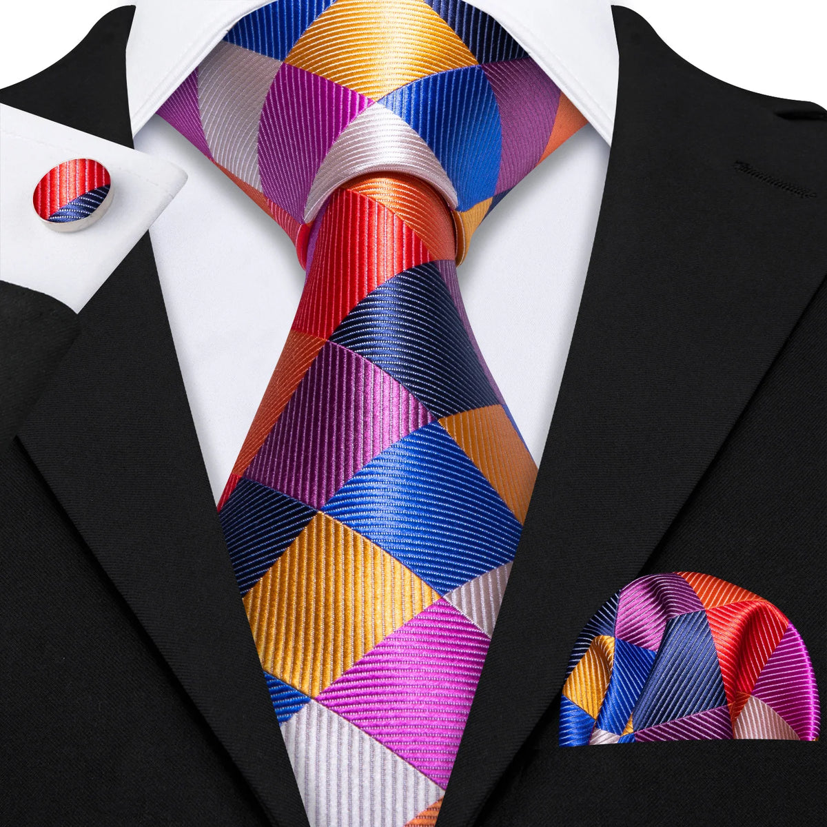 The Checkmate Plaid Tie Set