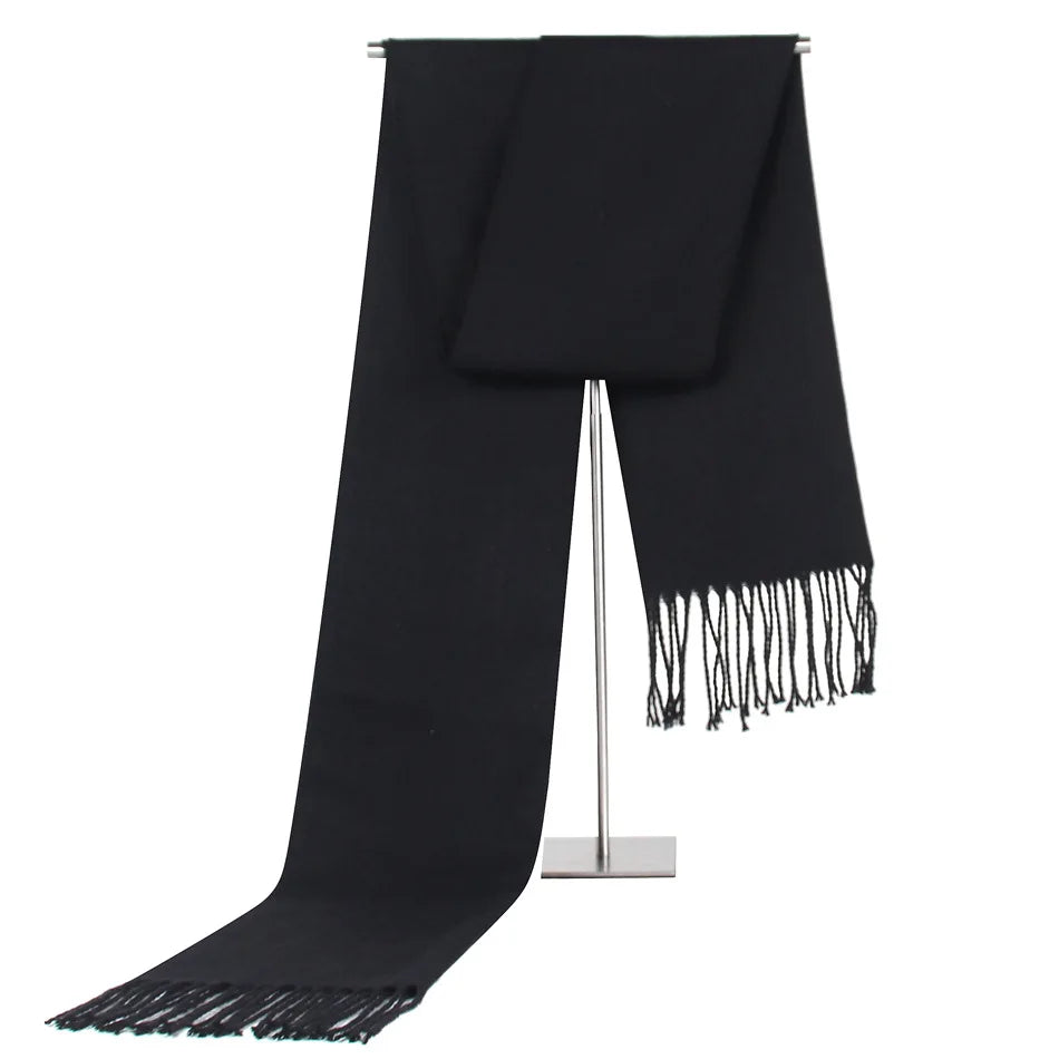 Velano Classic Cashmere-Feel Scarf – Timeless Warmth and Effortless Style