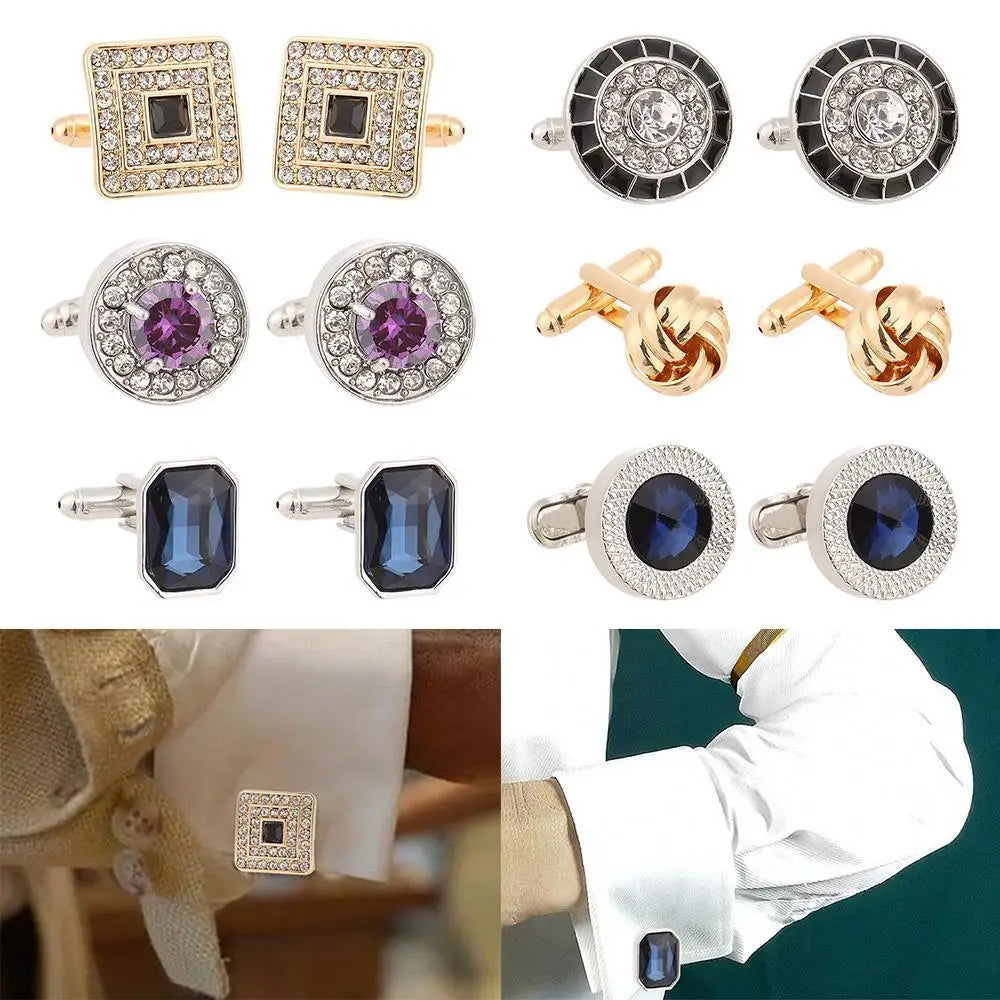 The Monarch Crystal Cufflinks