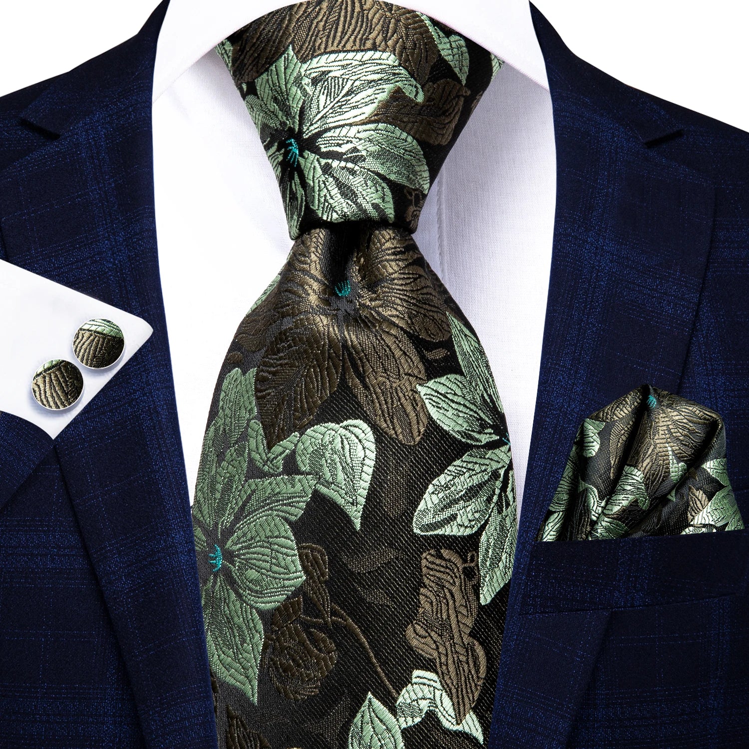 Regal Stripes Men’s Tie Set