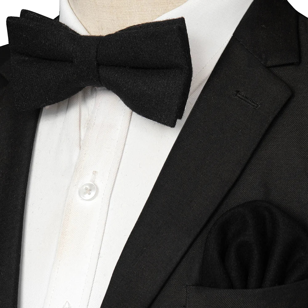 NordBow™ Cashmere Bow Tie & Handkerchief Set