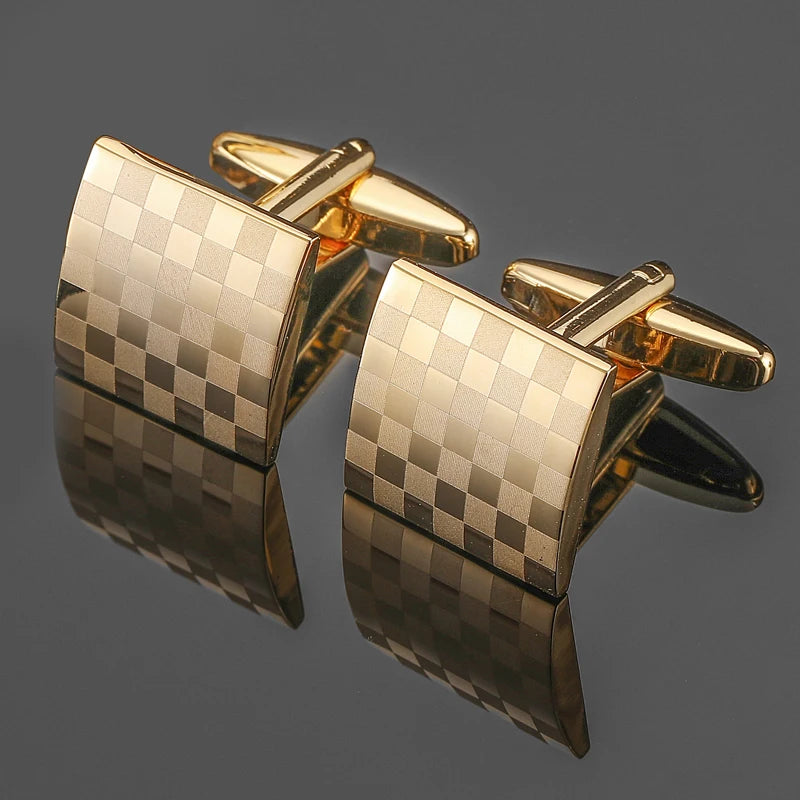 Luxury Square Laser-Engraved Cufflinks