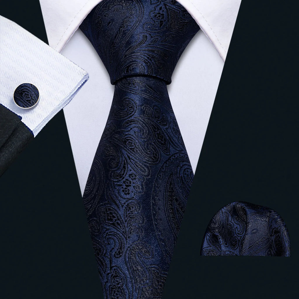 The Blue Spectrum Silk Tie Set