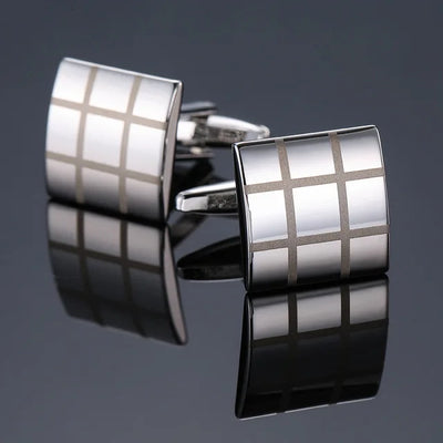 High-Quality Square Copper Cufflinks – Luxury Business & Formal Shirt Accessories for Men