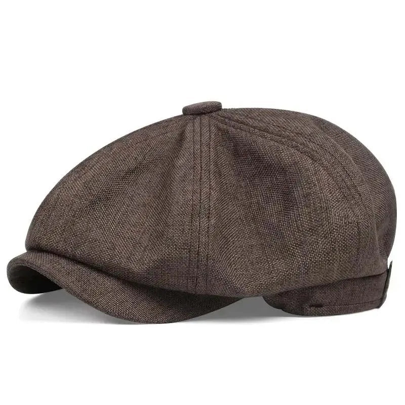 BristolCap™ Retro Peaky Blinders Beret – Classic Octagonal Newsboy Hat for Men