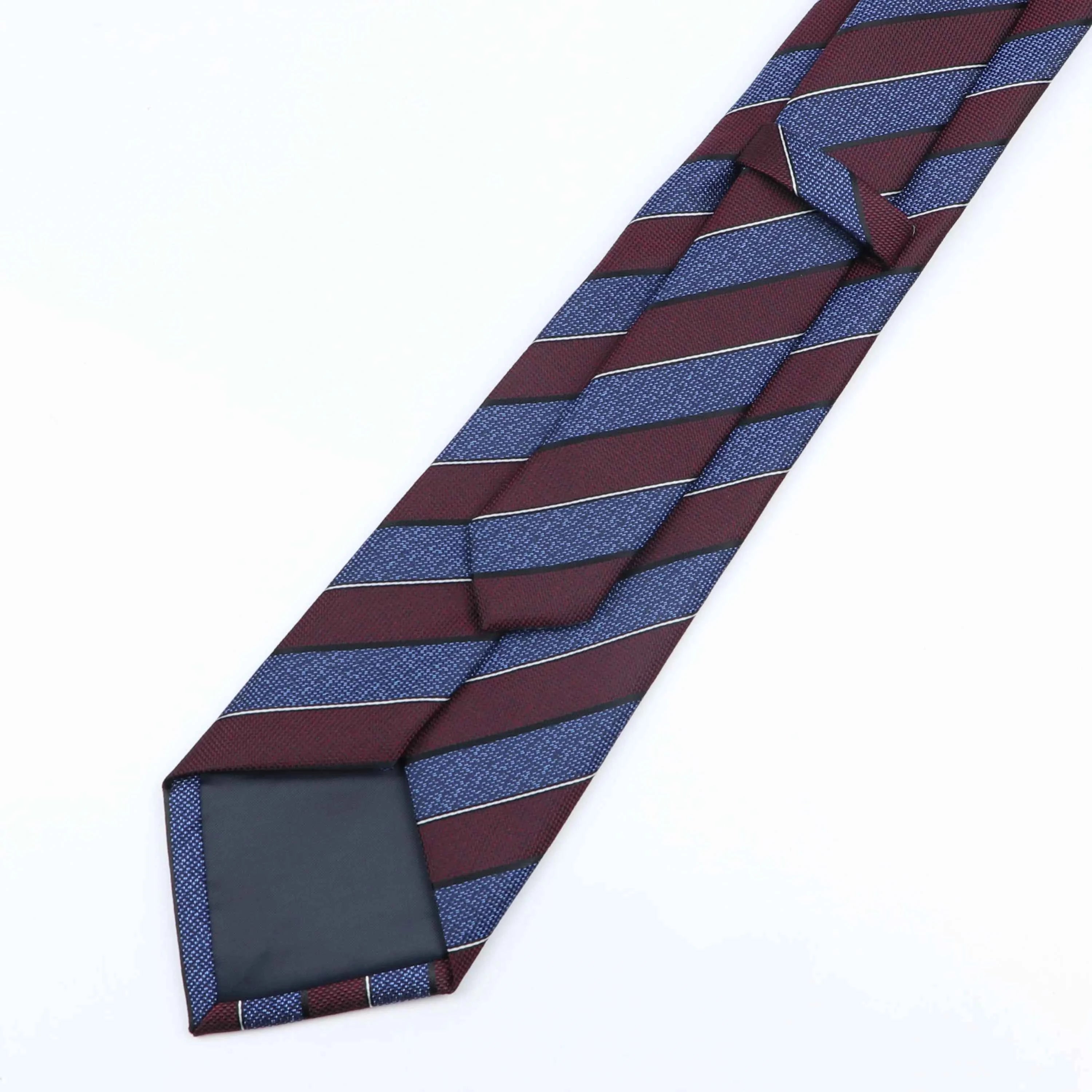 The Regent Striped Jacquard Tie