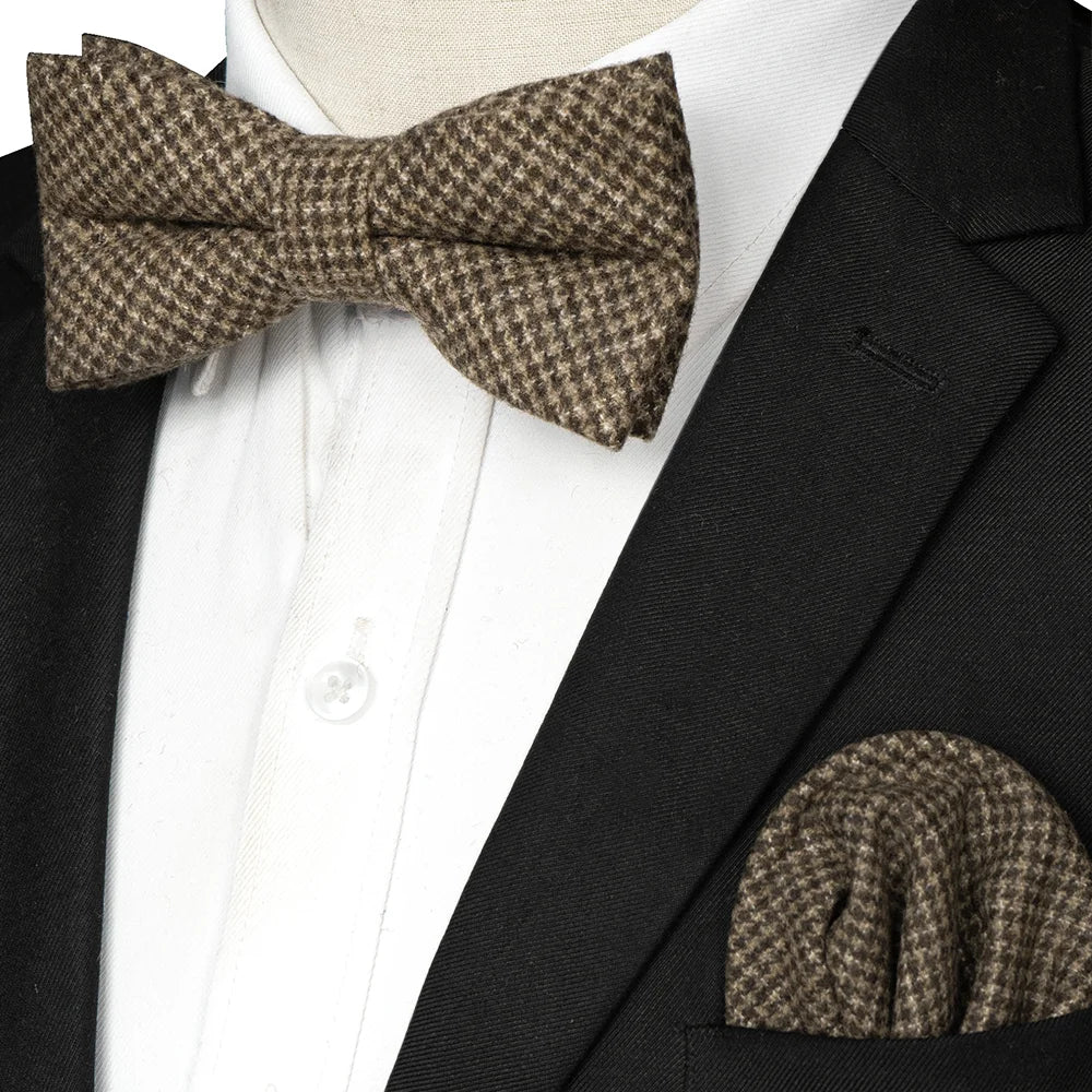 NordBow™ Cashmere Bow Tie & Handkerchief Set