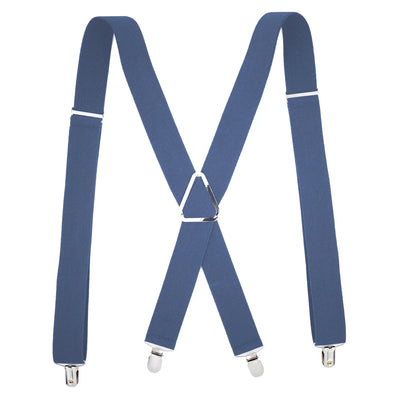 Classic X-Back Suspenders – Adjustable 4-Clip Braces for Men
