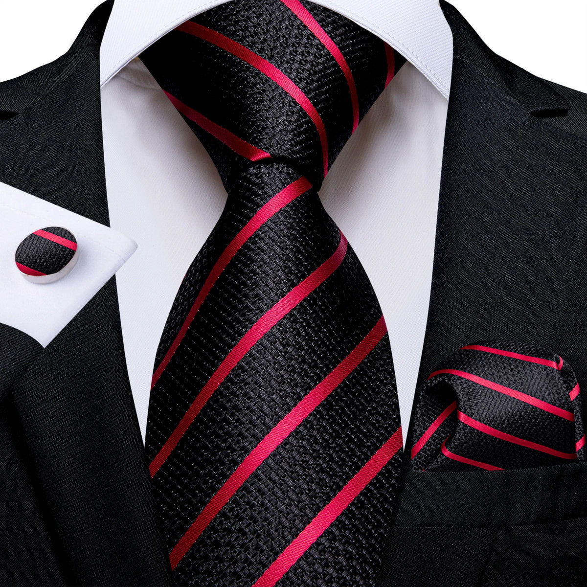 The Regent Stripe Tie Set