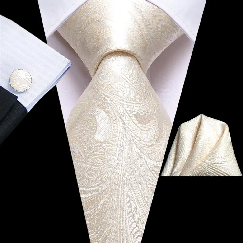White Royal Paisley