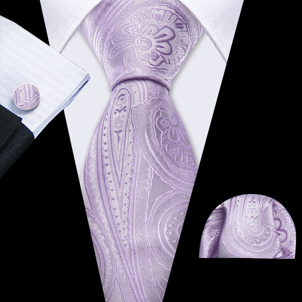 The Pink Coral Silk Tie Set