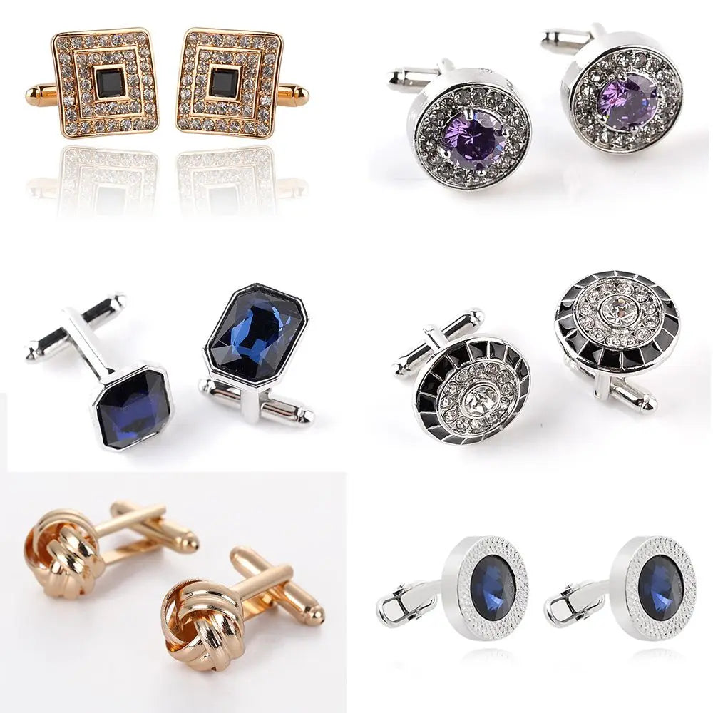 The Monarch Crystal Cufflinks