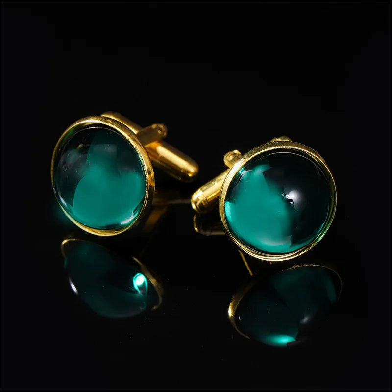 The Regent Crystal Cufflinks