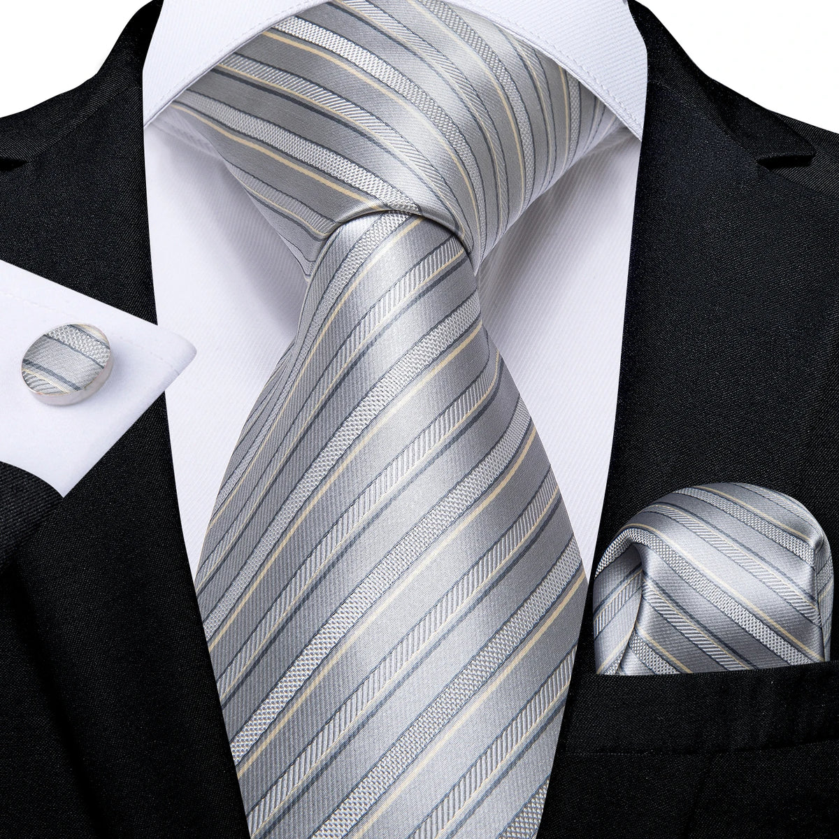 The Regent Stripe Tie Set