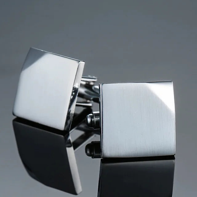 High-Quality Square Copper Cufflinks – Luxury Business & Formal Shirt Accessories for Men