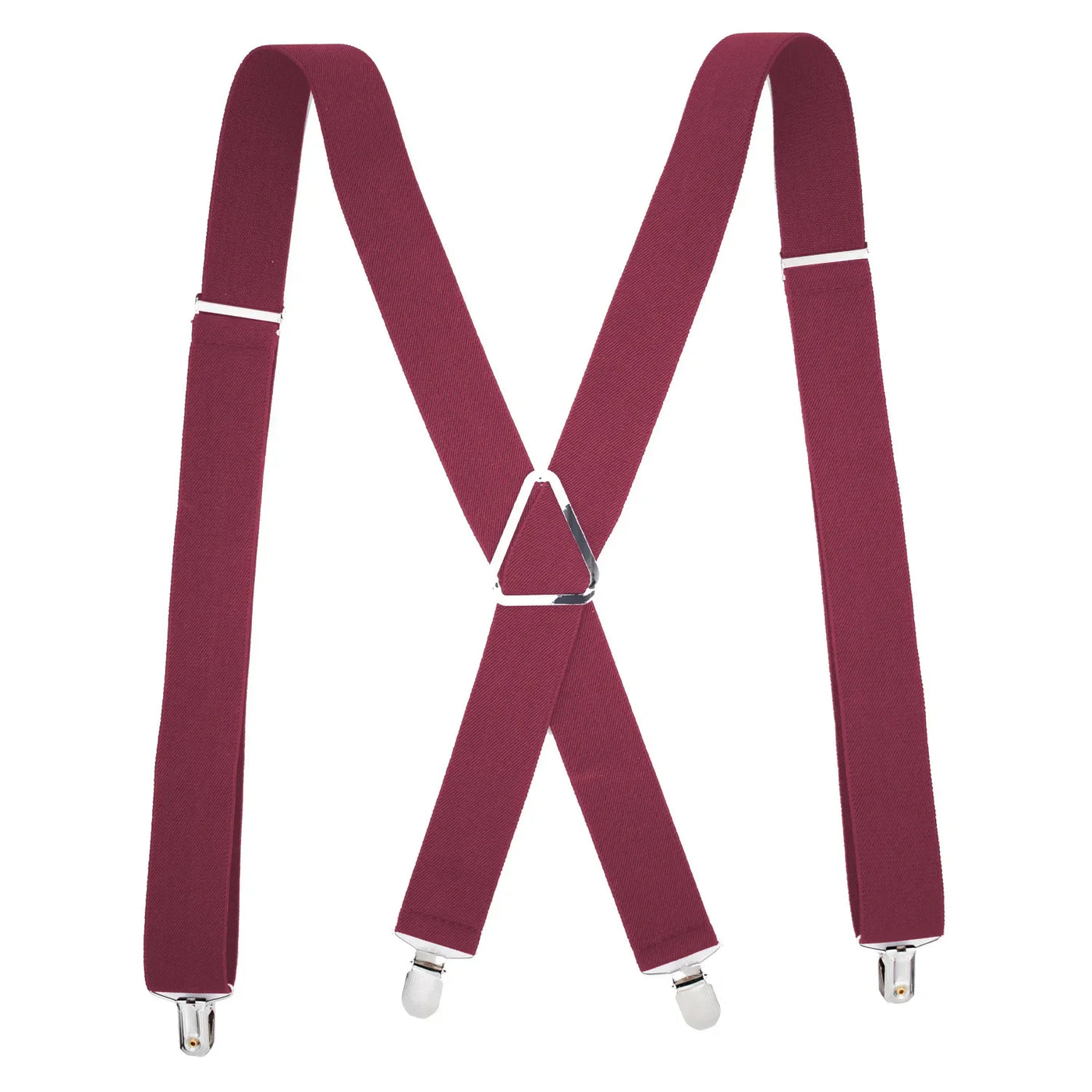 Classic X-Back Suspenders – Adjustable 4-Clip Braces for Men