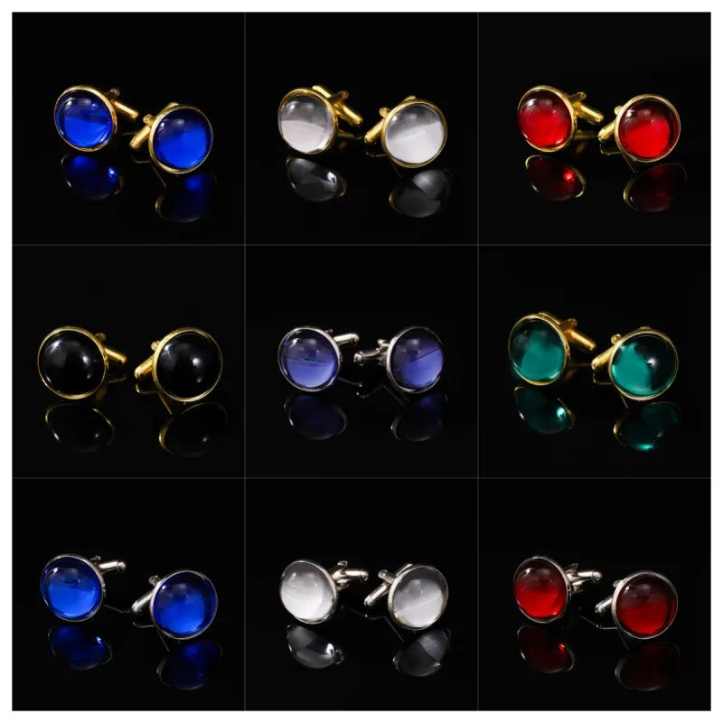 The Regent Crystal Cufflinks