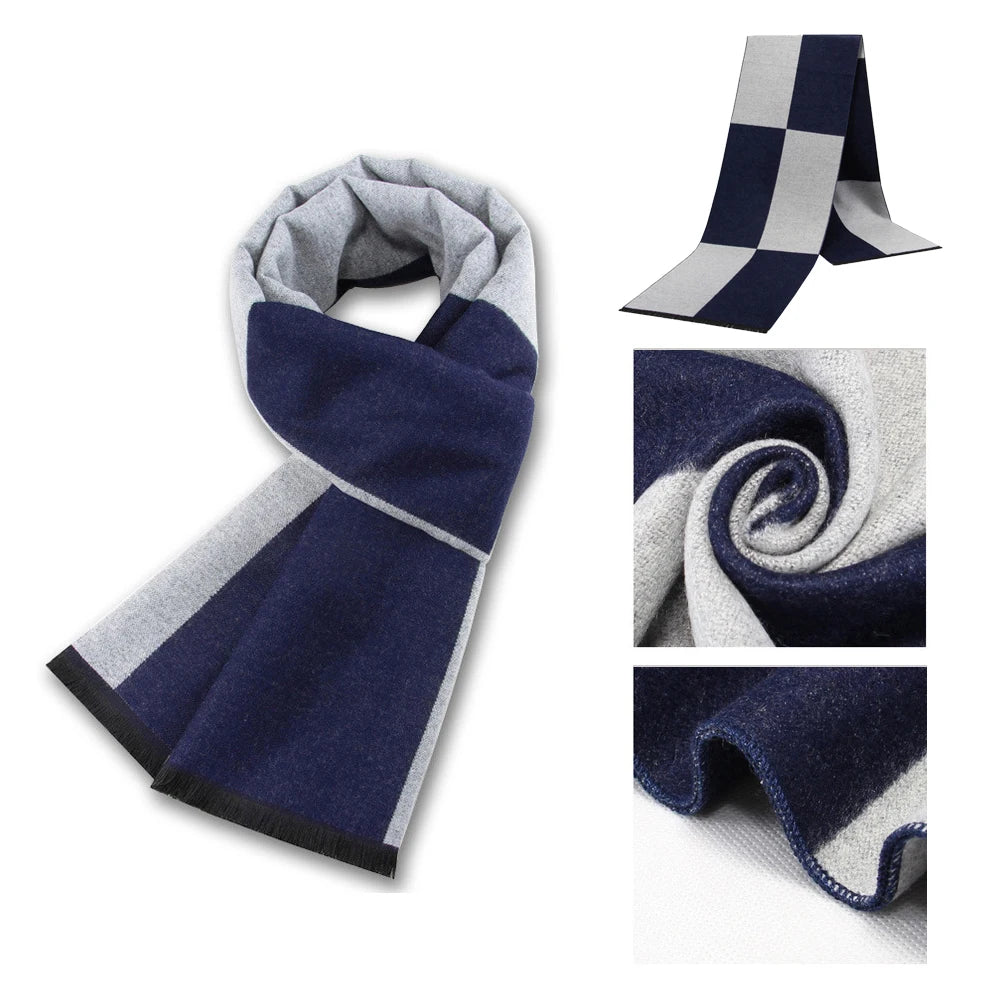 Marquis Cashmere Scarf – Refined Warmth for the Distinguished Man