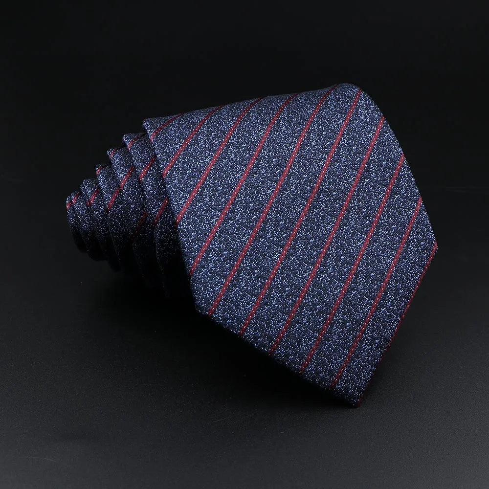 The Regent Striped Jacquard Tie