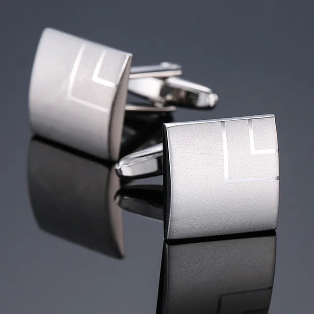 High-Quality Square Copper Cufflinks – Luxury Business & Formal Shirt Accessories for Men