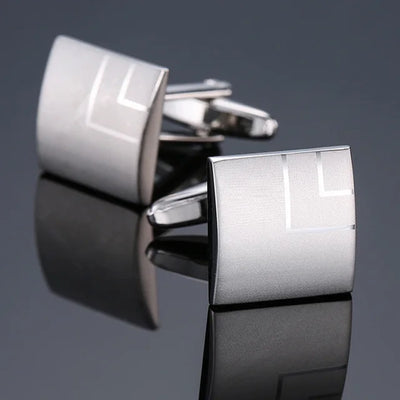 High-Quality Square Copper Cufflinks – Luxury Business & Formal Shirt Accessories for Men