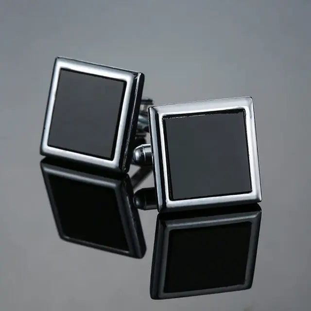 High-Quality Square Copper Cufflinks – Luxury Business & Formal Shirt Accessories for Men