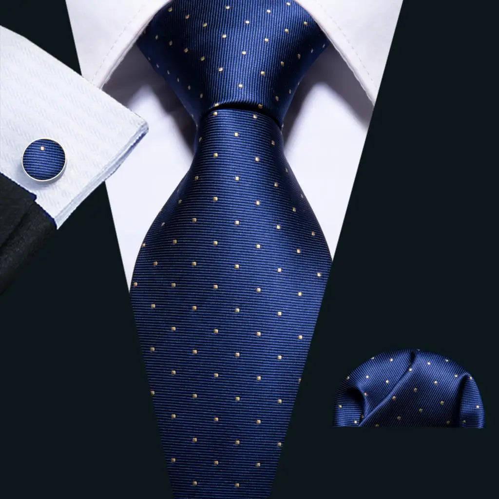 The Blue Spectrum Silk Tie Set