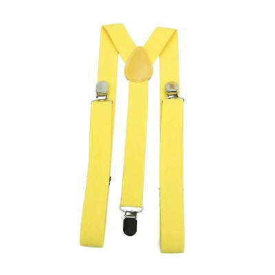 Elegant Elastic Y-Back Suspenders – Adjustable Unisex Braces in 26 Colors