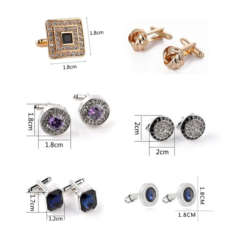 The Monarch Crystal Cufflinks