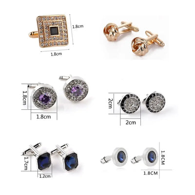 The Monarch Crystal Cufflinks