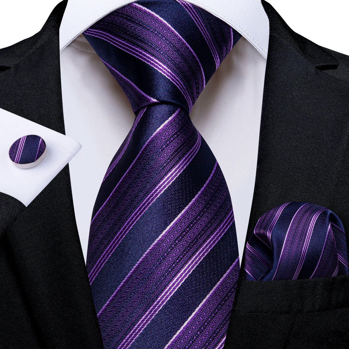 The Regent Stripe Tie Set