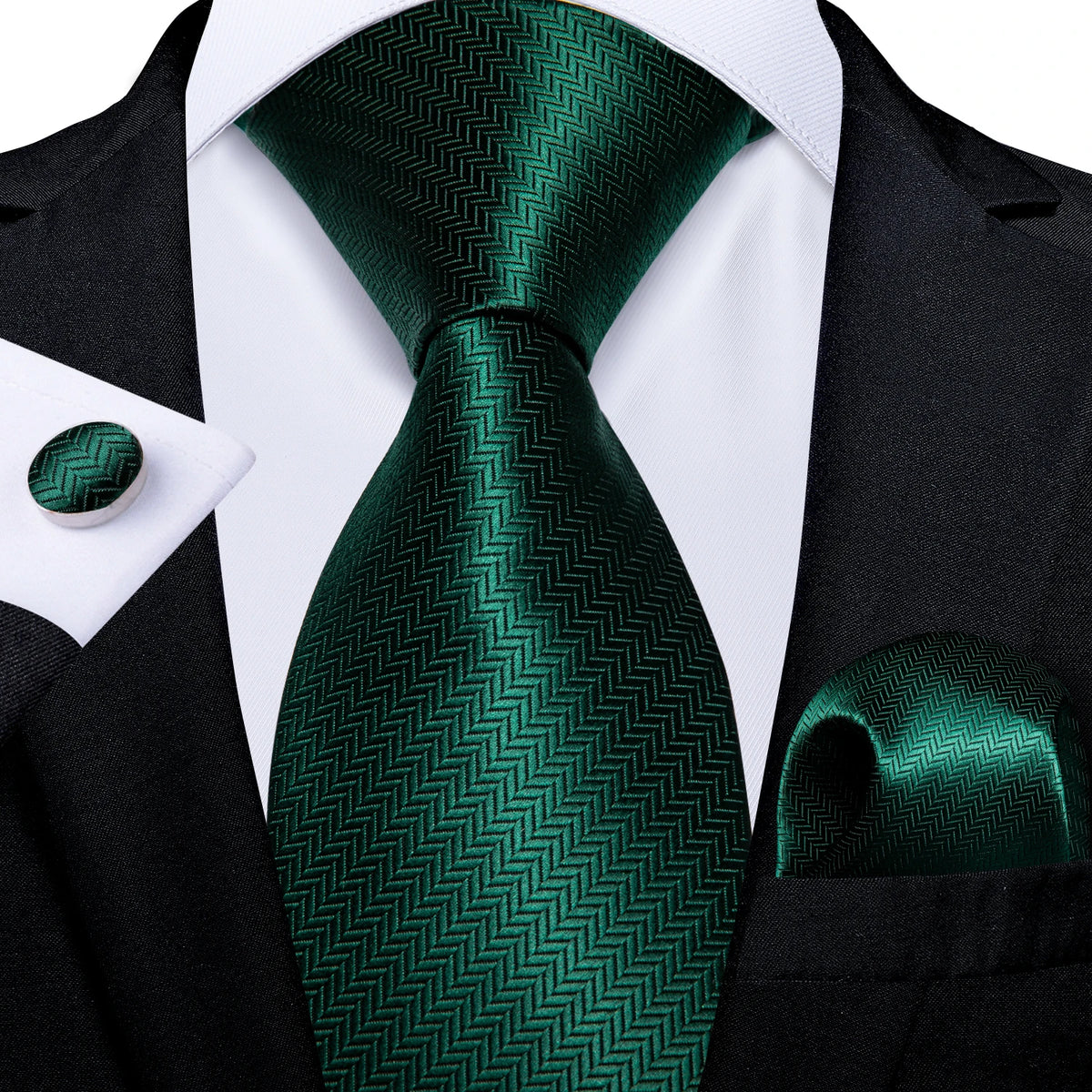 Elliot Textured Tie & Formal Accessories Set – 3 Piece