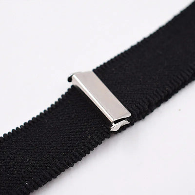 Men’s Adjustable Y-Shape Shirt Stays – Non-Slip Elastic Garter Suspenders for a Sharp, Tucked Look
