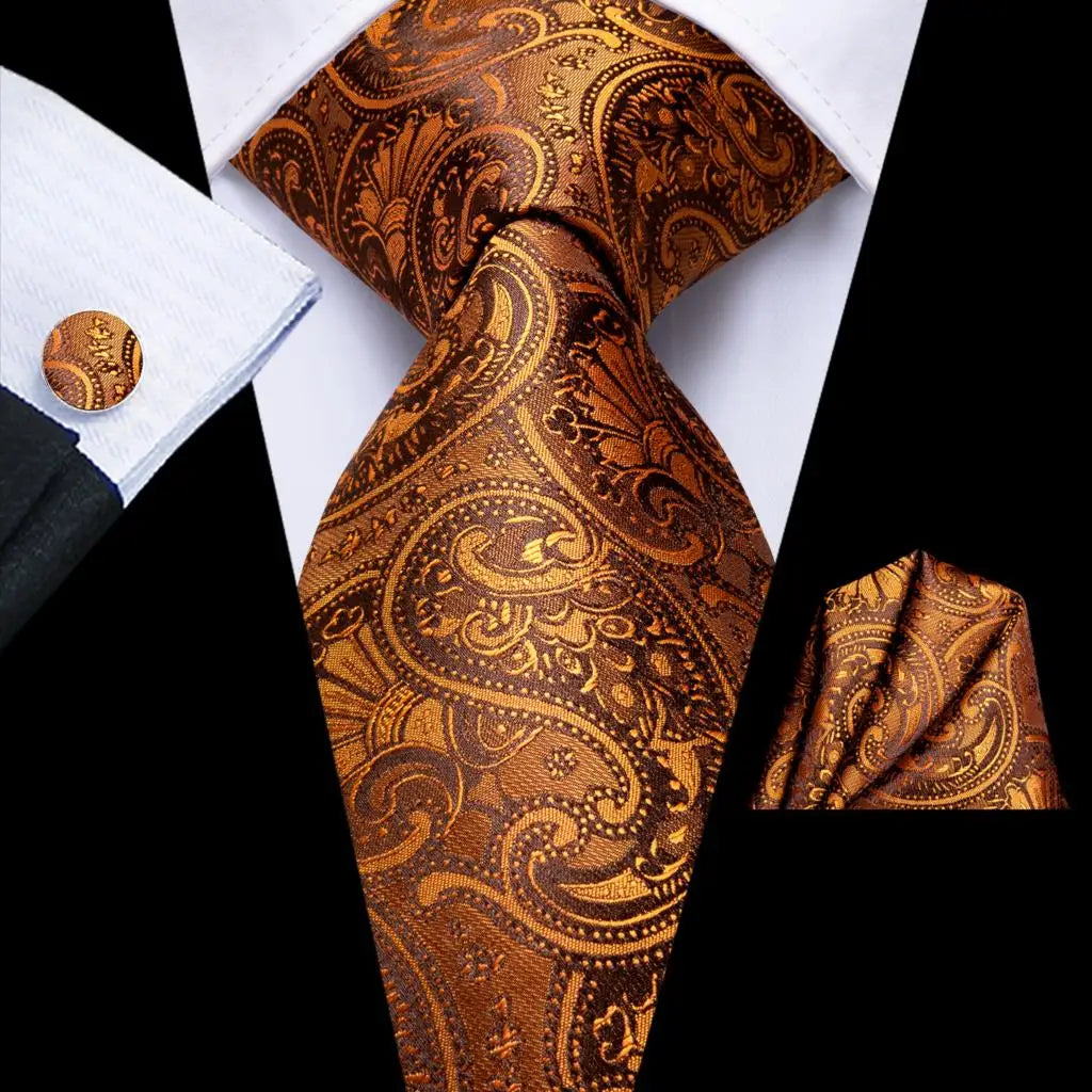 Burnt Orange Paisley