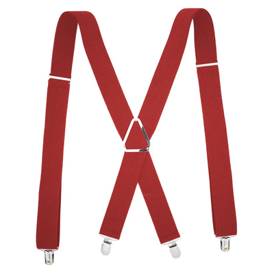 Classic X-Back Suspenders – Adjustable 4-Clip Braces for Men