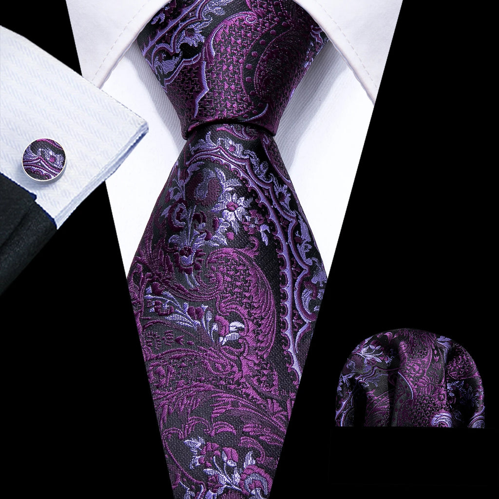 Violet Heritage Tie & Accessories Set