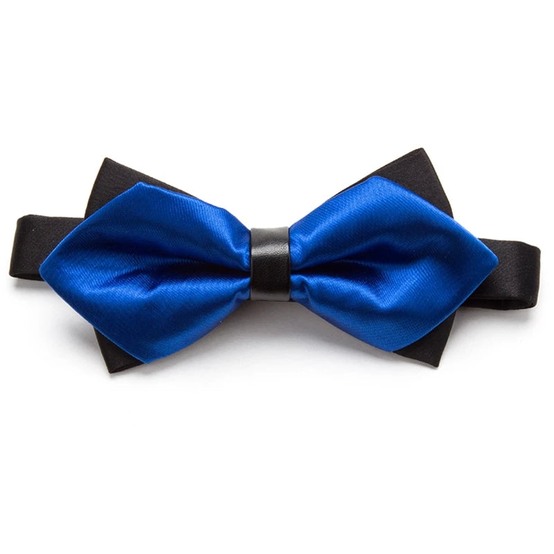 Classic Solid Bow Tie – Formal Bowknot for Weddings, Parties & Events