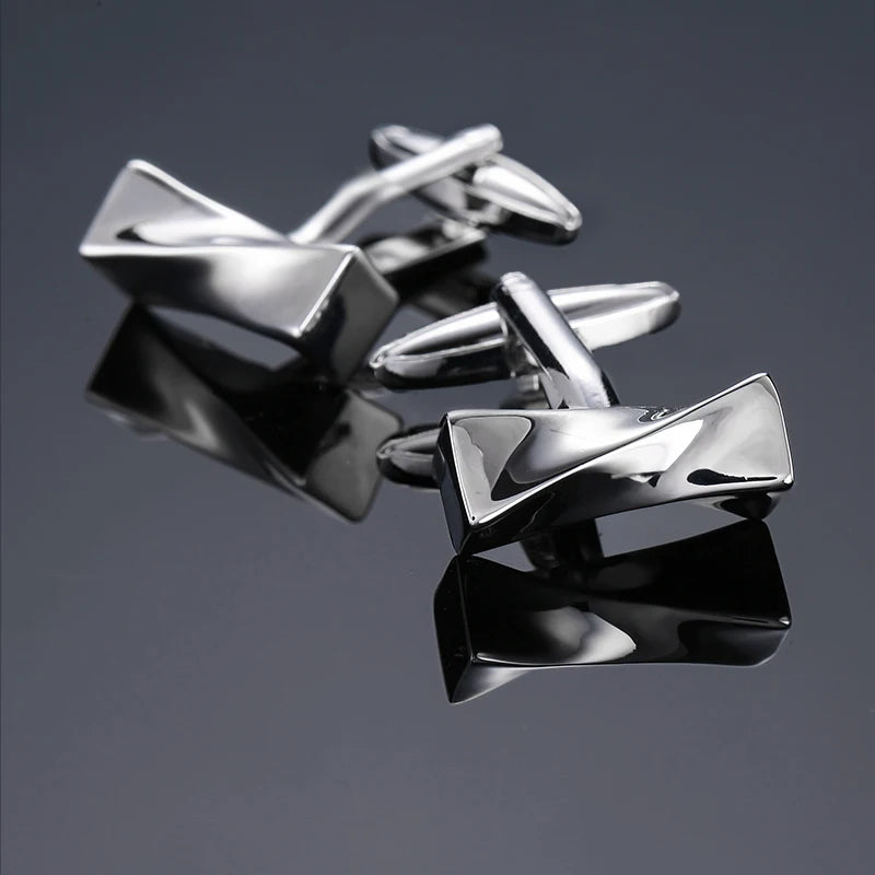 Luxury Square Laser-Engraved Cufflinks