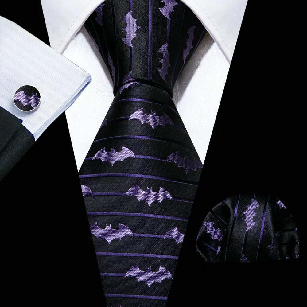 Violet Heritage Tie & Accessories Set