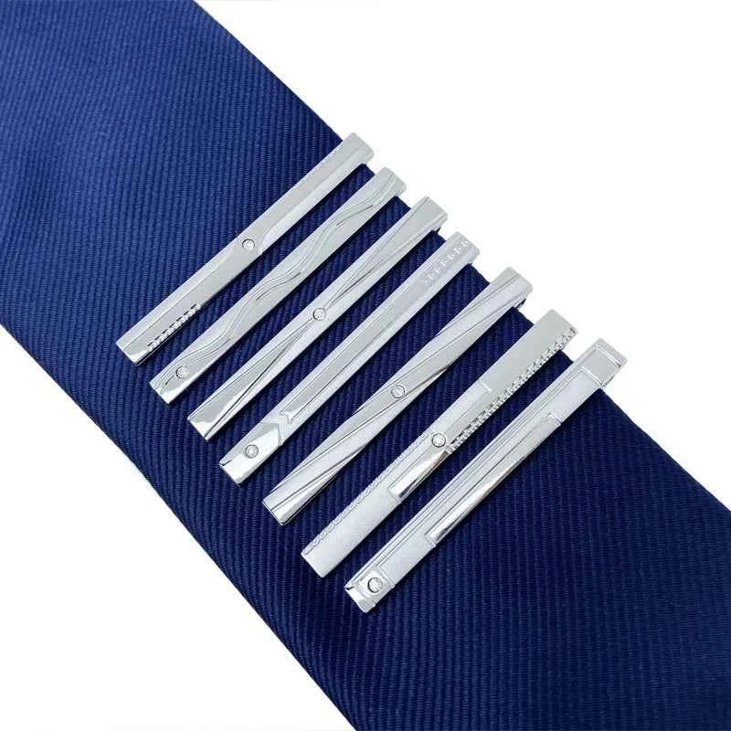 Silver Regent™ Diamond Tie Clip