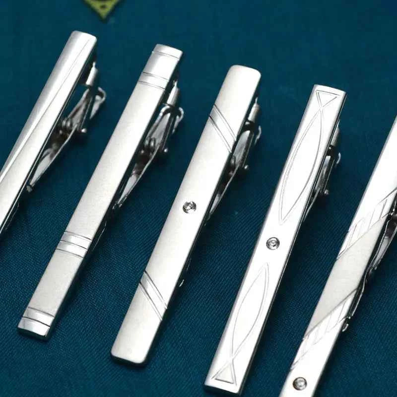 Silver Regent™ Diamond Tie Clip