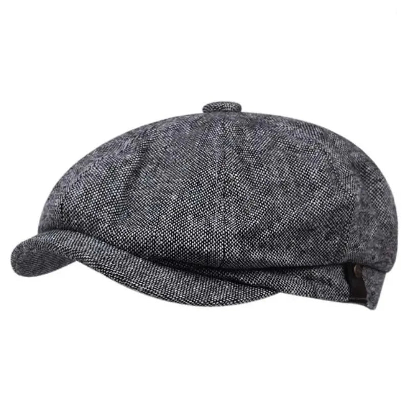 BristolCap™ Retro Peaky Blinders Beret – Classic Octagonal Newsboy Hat for Men