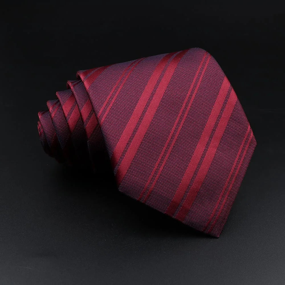 The Regent Striped Jacquard Tie