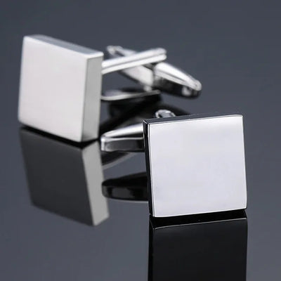 High-Quality Square Copper Cufflinks – Luxury Business & Formal Shirt Accessories for Men