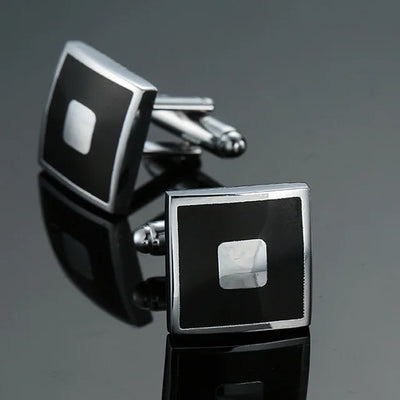 High-Quality Square Copper Cufflinks – Luxury Business & Formal Shirt Accessories for Men