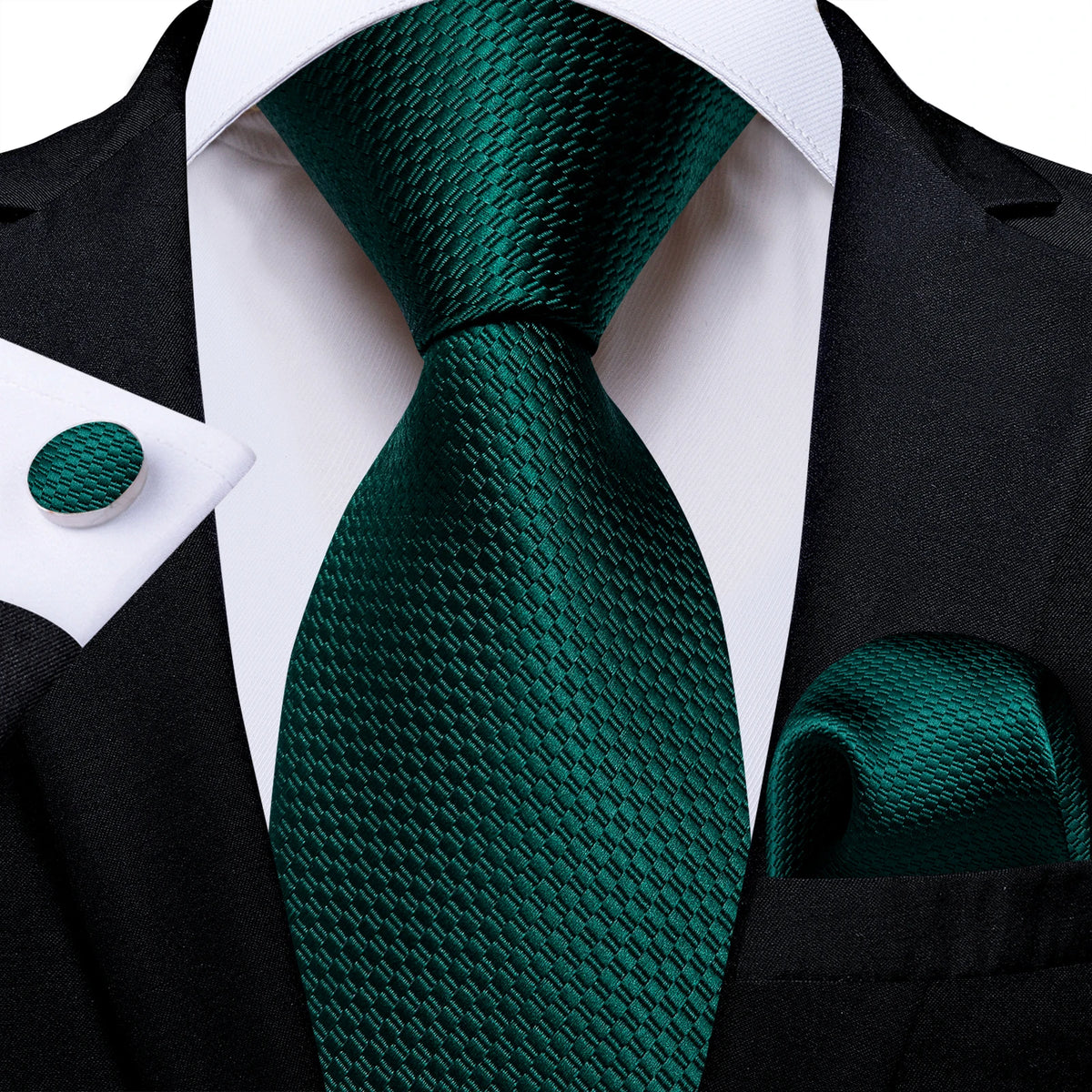 Elliot Textured Tie & Formal Accessories Set – 3 Piece