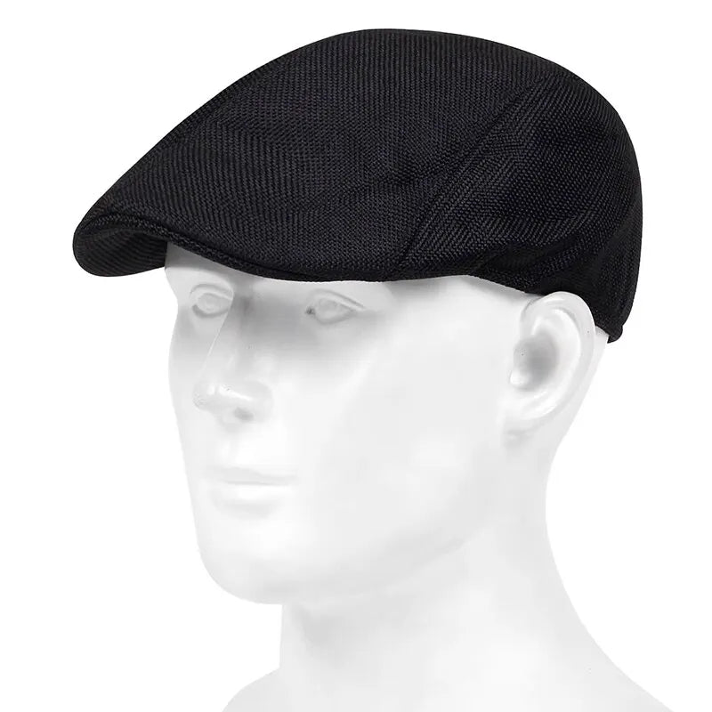 UrbanEdge™ Men’s Casual Cassette Cap – Lightweight Streetwear Golf Hat for Spring & Summer