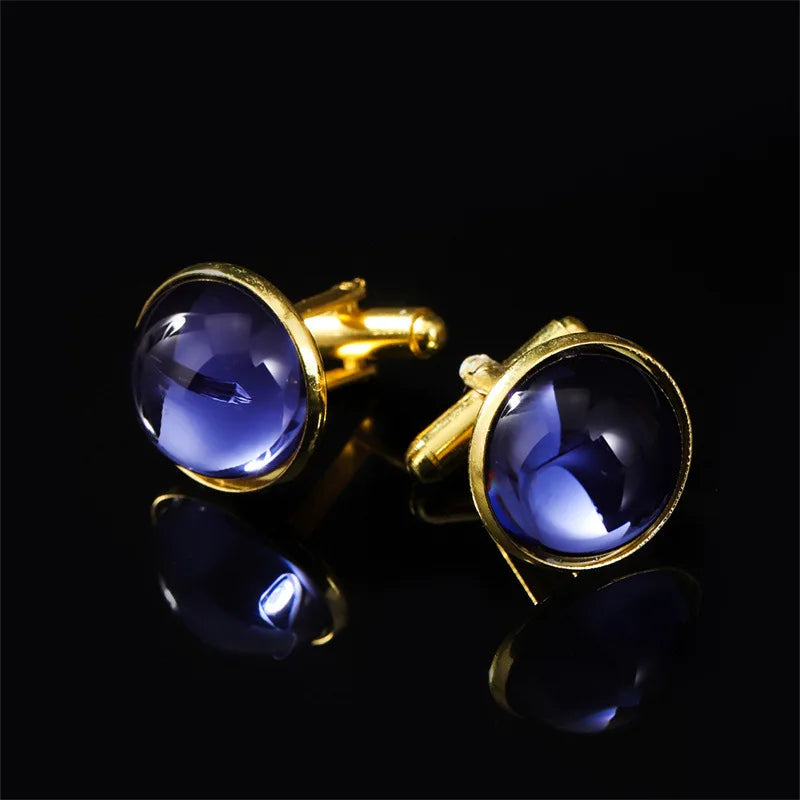 The Regent Crystal Cufflinks