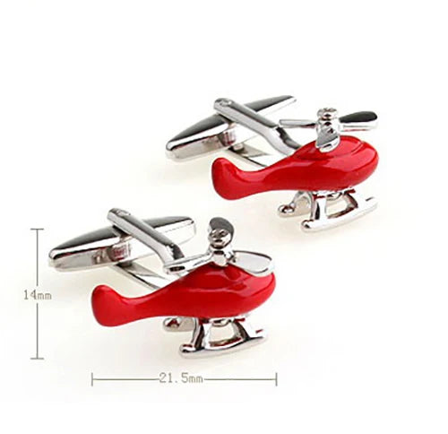 Classic Engine Motif Brass Cufflinks