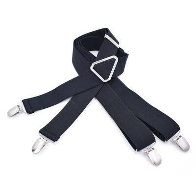 Classic X-Back Suspenders – Adjustable 4-Clip Braces for Men